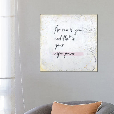No One Is You by Britt Hallowell - Wrapped Canvas Gallery-Wrapped Canvas Giclée