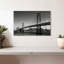 Pont de la baie de Sireci, en noir et blanc-107504363