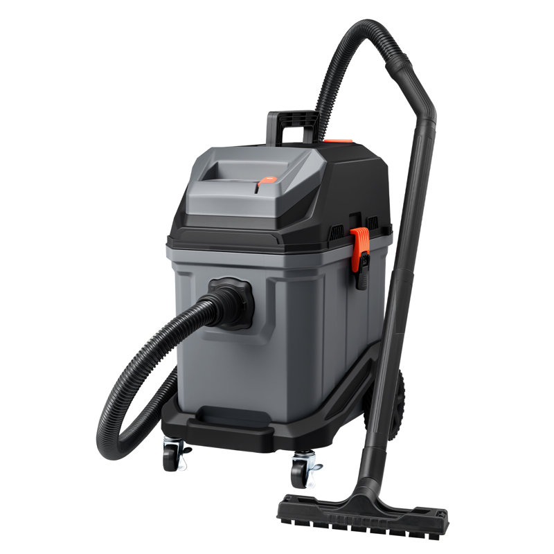 Commercial Shop Vac, 11 Gallon Wet Dry Shop Vacuum, 5.5 Peak HP Portable with One-Button Self-Cleaning, 1350W Input, 1.25in x 7ft Hose, 20ft Cord, Industrial-Grade for Jobsite, Workshop