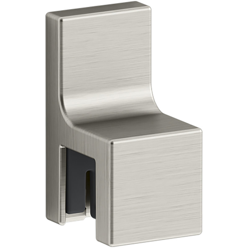 Draft Frame Robe Hook, Vibrant Brushed Nickel