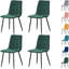 Upholstered Velvet Dining Chair-1592541276