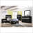 Black Twin Storage Panel Bed