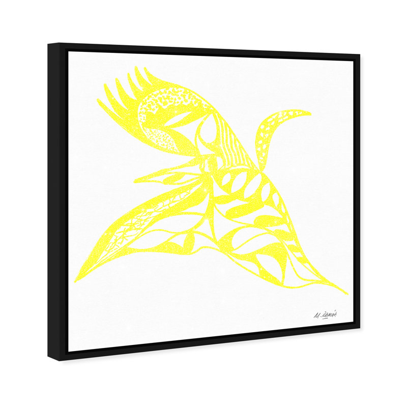 Manuel Roman - Swan Dance Print by Oliver Gal, 21"H x 21"W, Black Floater Frame