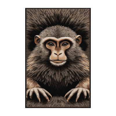 Washable Potto Wildlife Area Rug
