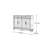 American Vintage Shoe Cabinet Side Cabinet 21 Pair Shoe Storage Cabinet