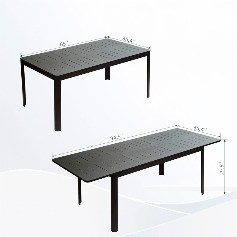 Patio Dining Expandable Table