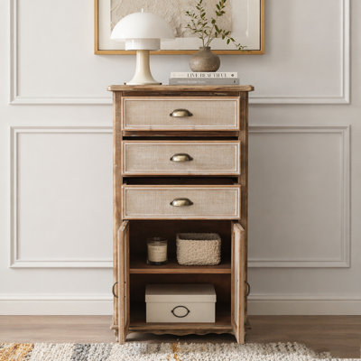 Armoire de rangement en bois rustique
