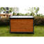Niche pour chien en bois massif, toit imperméable, design élégant et grand espace