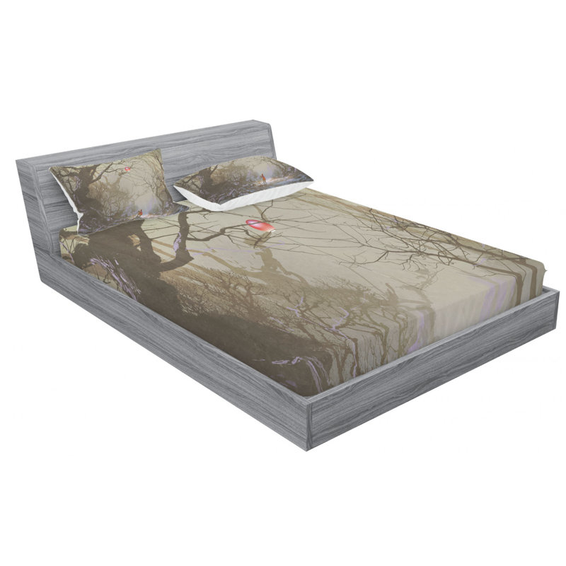 Microfiber Sheet Set, Queen Sheet Set with 2 Pillowcases
