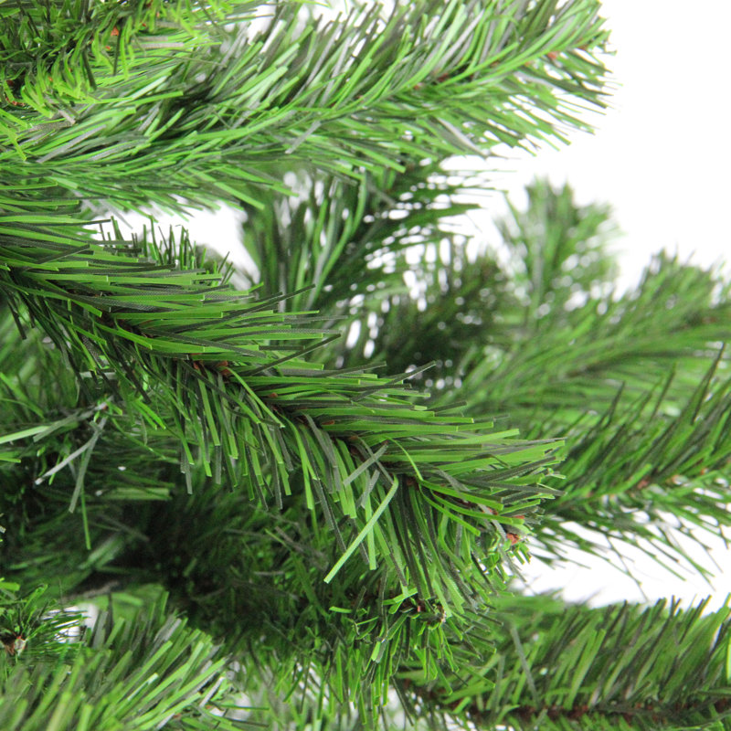 8' Full Green Colorado Spruce Artificial Christmas Tree with Metal Stand