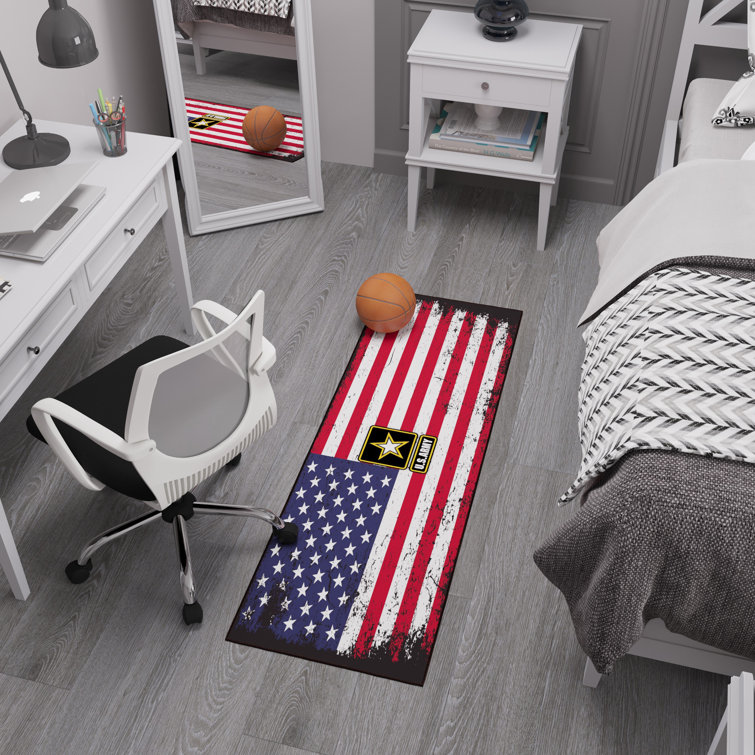 American Flag Area Rug, Vintage 4th Of July Big Rooster Patriotic Area  Rugs, Non-slip Anti-fatigue Carpet, Machine Washable, Entrance Welcome Door  Mat, Living Room Bedroom Dormitory Carpet Room Decor, Independence Day  Decor 