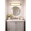 Antique Brass 24-Inches Bathroom Vanity Bar, Integrated Led, 330 Lumens 12W, 3 Colour Temperature Choices  3000K/4000K/5000K , Dimmable, Silk Screen Glass Diffuser, Simple Installation For Indoor Use,