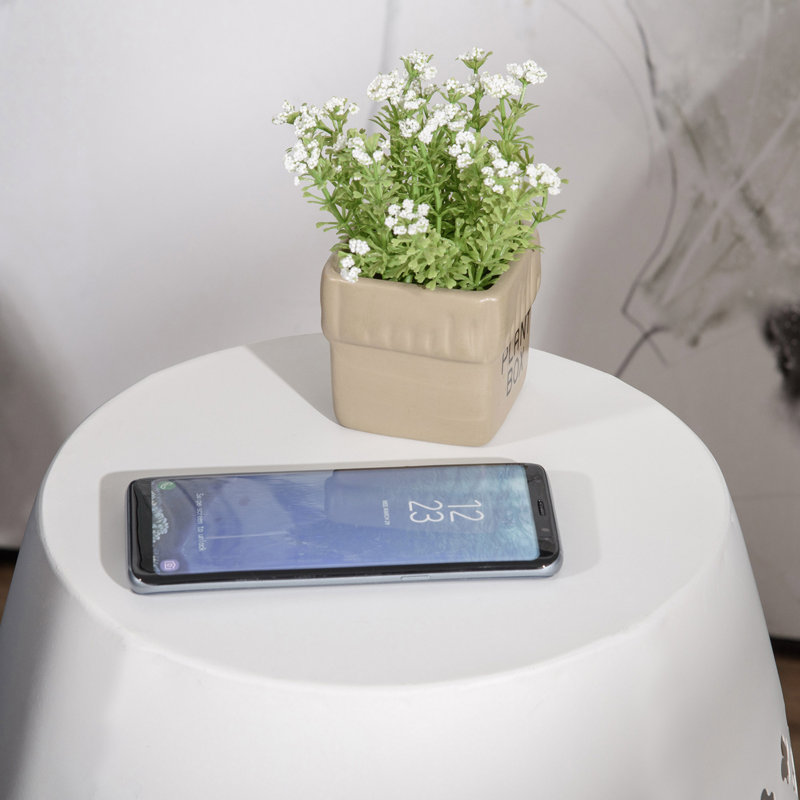Table de bout Dunte, Blanc