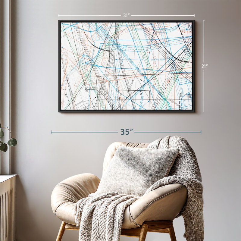 «Sewing Pattern Wall Art», H 21 po x l 31 po