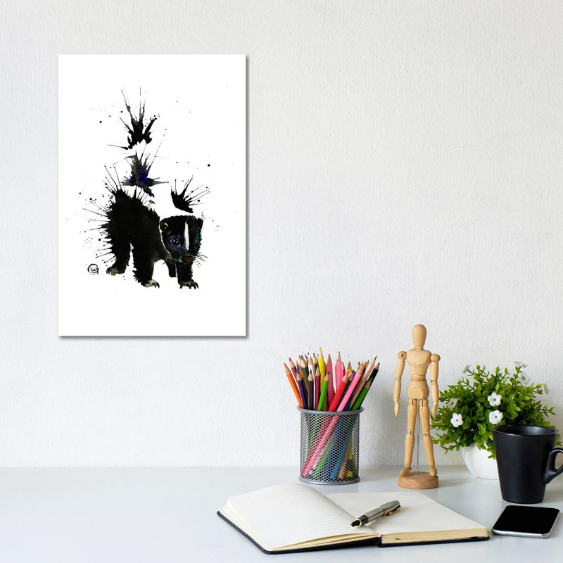 Ink Blot by Lisa Whitehouse - Wrapped Canvas Print, 20.32 cm H x 30.48 cm W