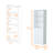 Sutton 2-Door Bookcase, Storage With Multi-Level Shelves And Double Door Design-1959021046