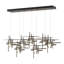 Tura 7-Light Glass Rectangular Pendant-71882328-71882329-79320073