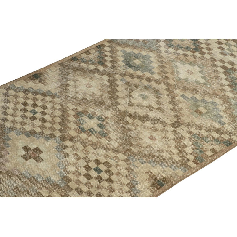One-of-a-Kind Runner 4' X 10' Hand Knotted Area Rug