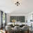 3-Light Modern Globe Glass Semi Flush Mount-2075683591