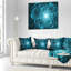 Coussin décoratif floral à fleurs fractales-30611763-30611767