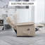  Fauteuil inclinable électrique à siège simple, tissu en polyester beige chaud pour les sièges de salon pour personnes âgées