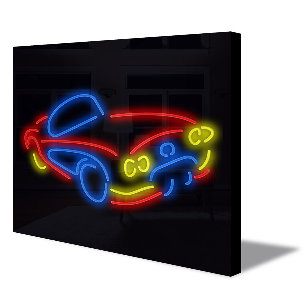 Neon Sign Car Wall Décor