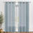 Dawan Faux Linen Semi-Sheer Grommet Curtain Panels-2034590669-2034590659