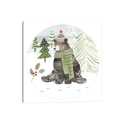 Woodland Christmas Collection C by Victoria Borges - Wrapped Canvas Gallery-Wrapped Canvas Giclée