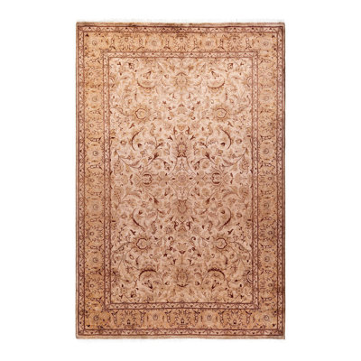Weirsky One-of-a-Kind 4'2" X 6'3" New Age Wool Area Rug Beige