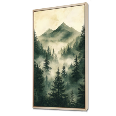 «Green Beige Green Caine I», art mural sur toile Moody