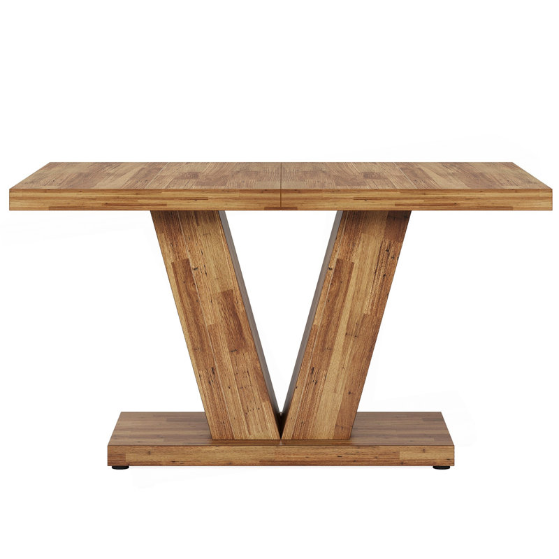 47.24" Walnut  Dining Table(Only Table,No Chair)