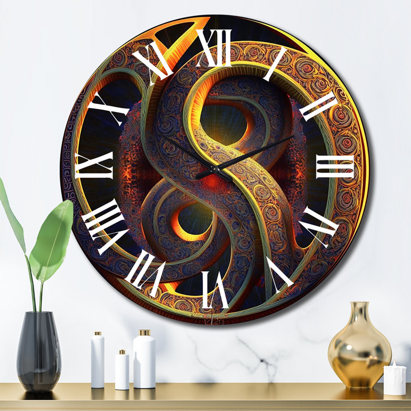 Horloge murale en métal, Grand