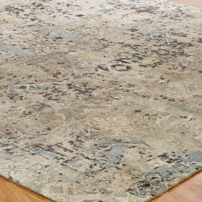 Hand Knotted Area Rug, Rectangle 8' x 10'