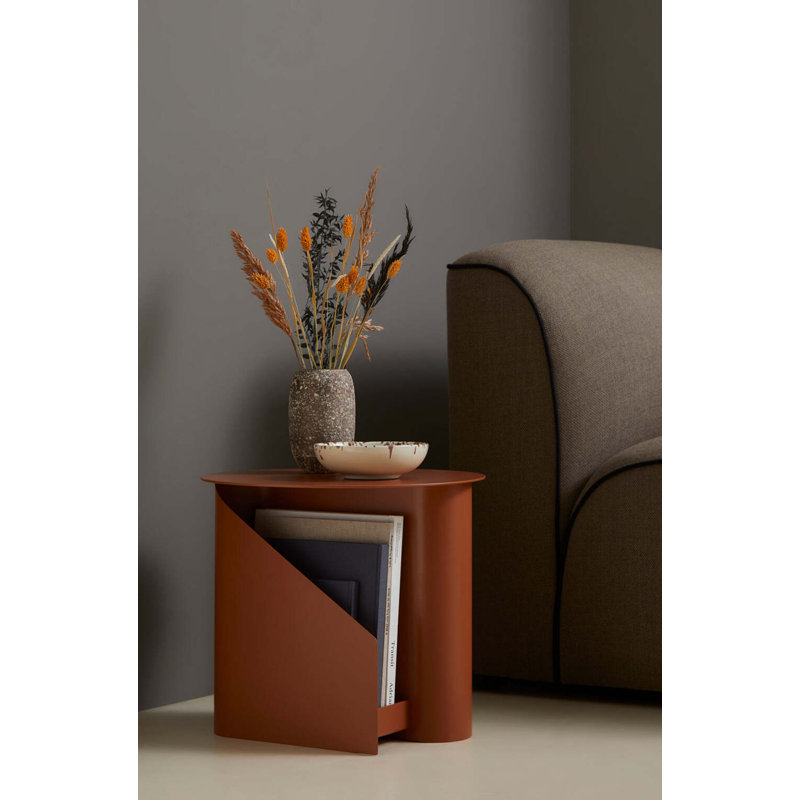 Sentrum Side Table, Burnt Orange