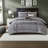Luxury 7 Piece Polyester King Bedding Sets, Jacquard Modern Home