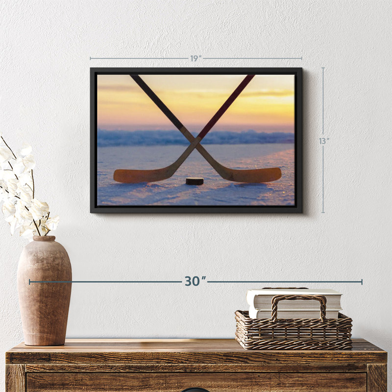 Hockey Sticks, reproduction sur toile, H 13 po x l 19 po