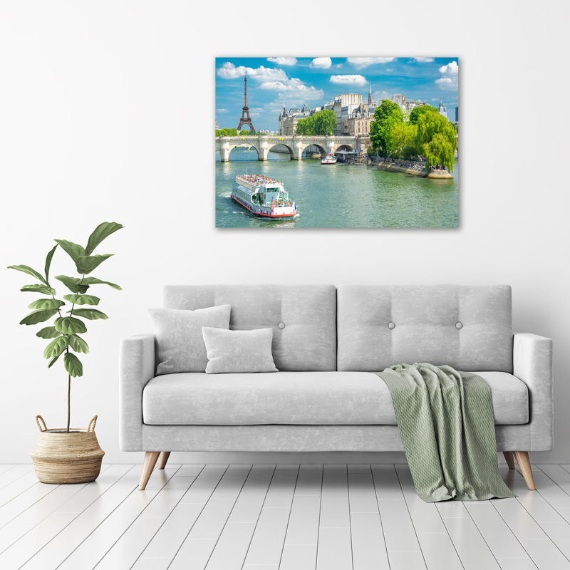 Seine Paris - Wrapped Canvas Print