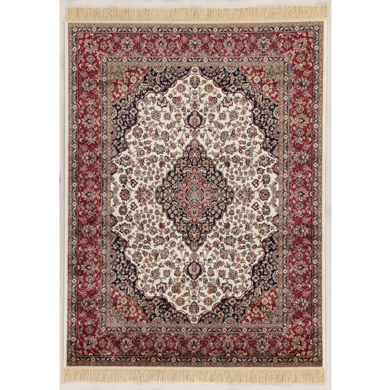 Fara Medallion Oriental Area Rug, Rectangle 200 x 290cm