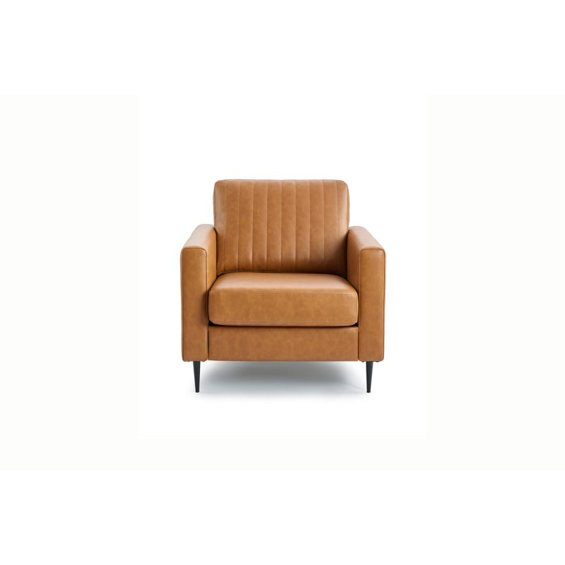 Faux Leather Armchair