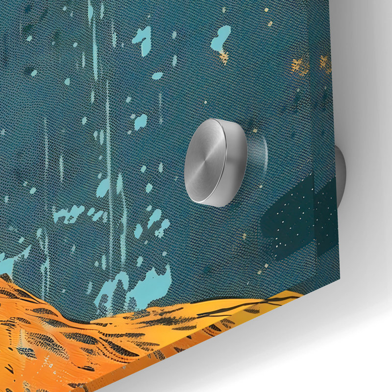 «The Duck» par Andreas Magnusson, art mural en verre acrylique, H 24 po x l 24 po x P 0,2 po