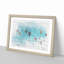 The Hot Air Balloons in Abstract - Picture Frame Graphic Art Print on MDF-55737996-55737993