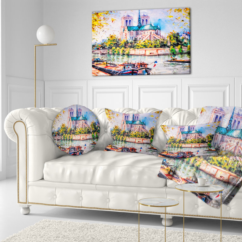Coussin décoratif Notre Dame Paris - Landscape