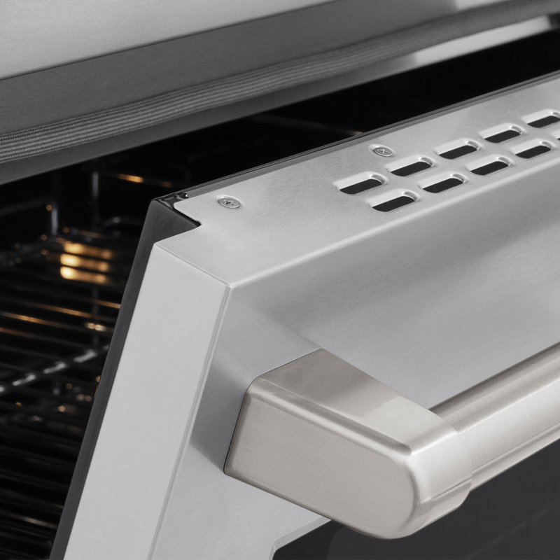 ZLINE 48 in. 6.7 cu. ft. Paramount Induction Range with 7 Element Cooktop and Dual Ovens, Stainless Steel