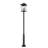 Starkey 4 Light Outdoor Post Mount Fixture in Black