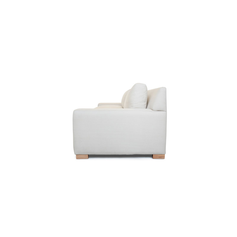 Duco Upholstered 84'' Sofa, 84", Penelope Golden, Black