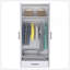180 Armoire Beery, chambre à coucher, blanc-1750233979