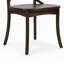 Ensemble de 2 chaises d'appoint en bois de noyer foncé Jessabelle