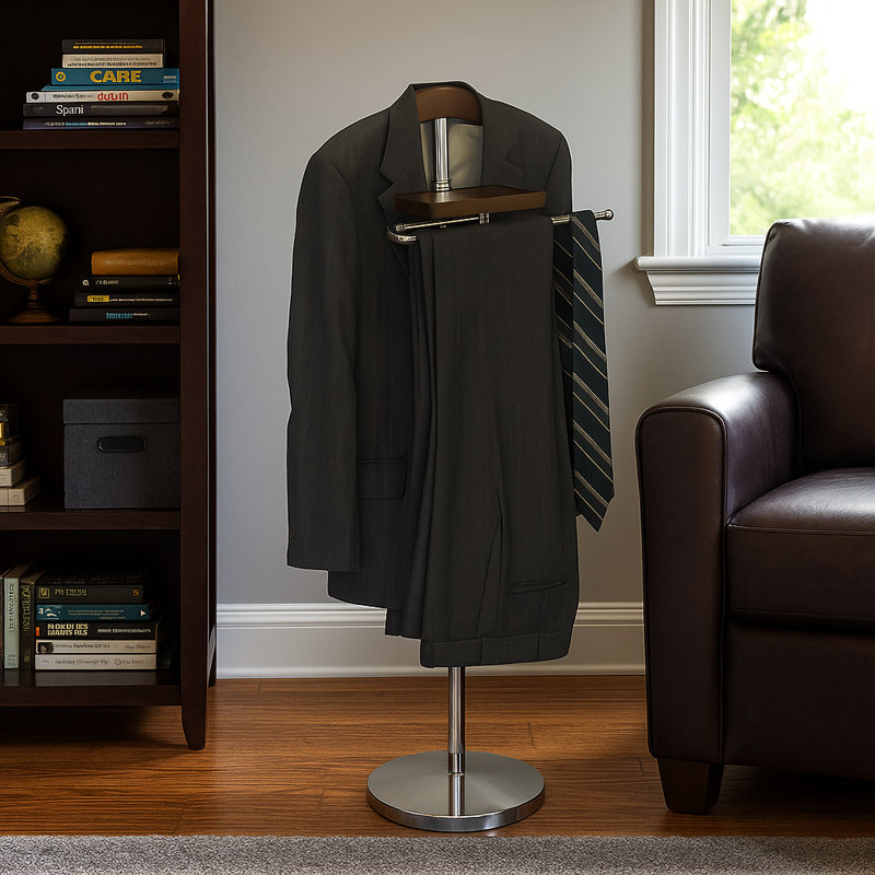 Oxford Solid Wood Freestanding Valet Stand