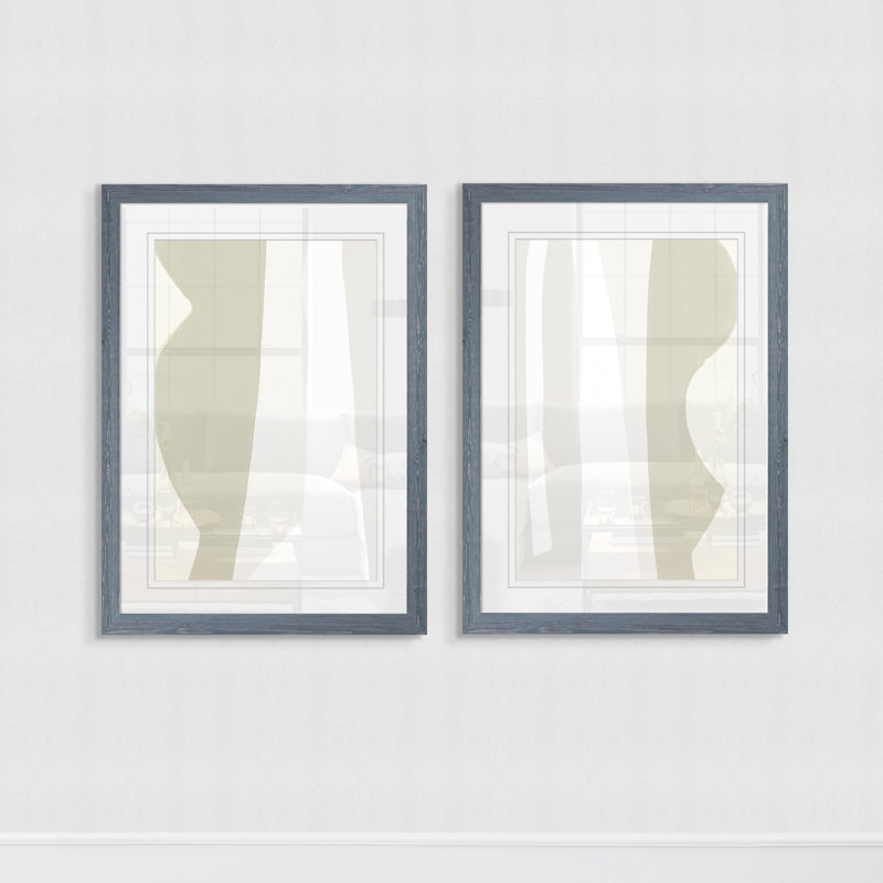 « fundamental i » par vincent van gogh, ensemble de 2 reproductions d’images, H 24 po x l 18 po x P 1,25 po, Blanc