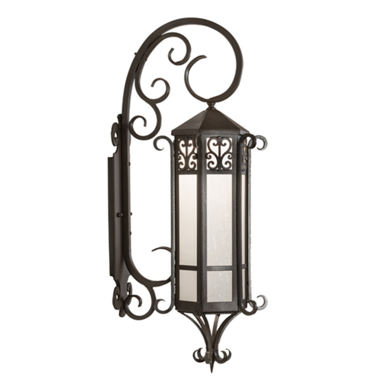 Caprice 1 - Light Armed Sconce, Clear, Timeless Bronze